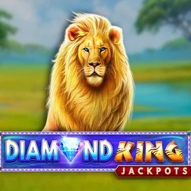 Jackpots logo of Diamond King Jackpots from SpinPlay Games at Slotlair Casino