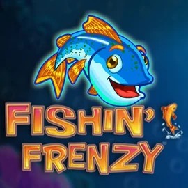Fishin Frenzy logo by Blueprint Gaming Slotlair Casino