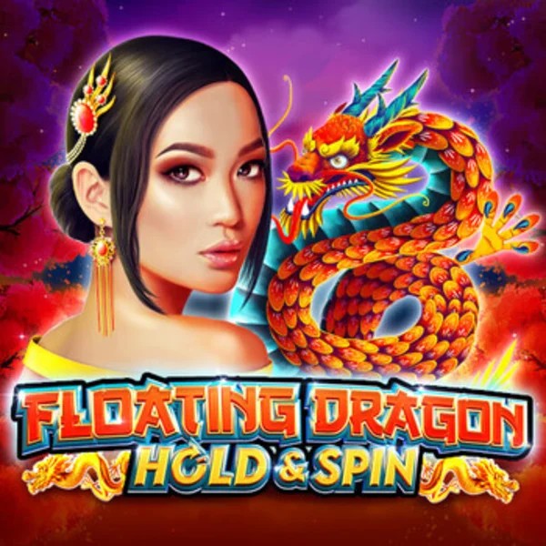Floating Dragon slot logo by Pragmatic Play at Slotlair Casino