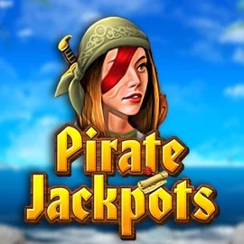 Pirate Jackpots slot logo by Belatra Games at Slotlair Casino