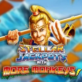 Play the Stellar Jackpots with More Monkeys slot by Lightning Box Game on Slotlair Casino